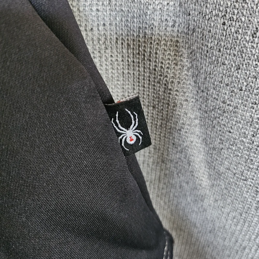 Spyder Men’s Full Zip Performance Jacket Gray Black NWT - XXL & L - Picture 13 of 16